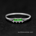 Anillo de jade de alta calidad 100% natural S925 al por mayor